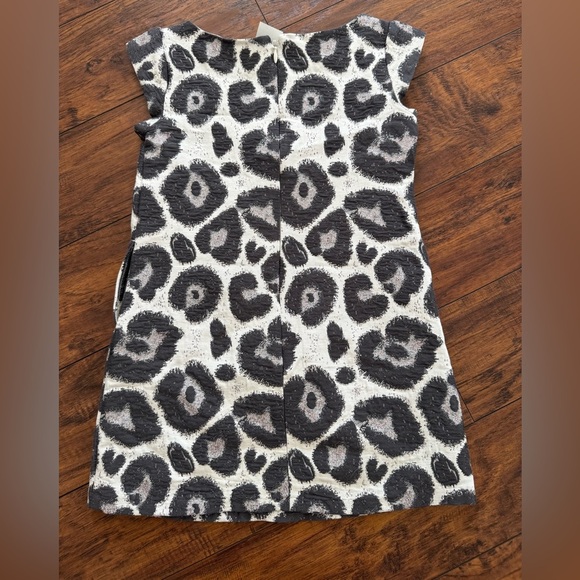 NWT GAP Kids Black and Gray Leopard Cheetah Dress | 4T-5T - Picture 2 of 3